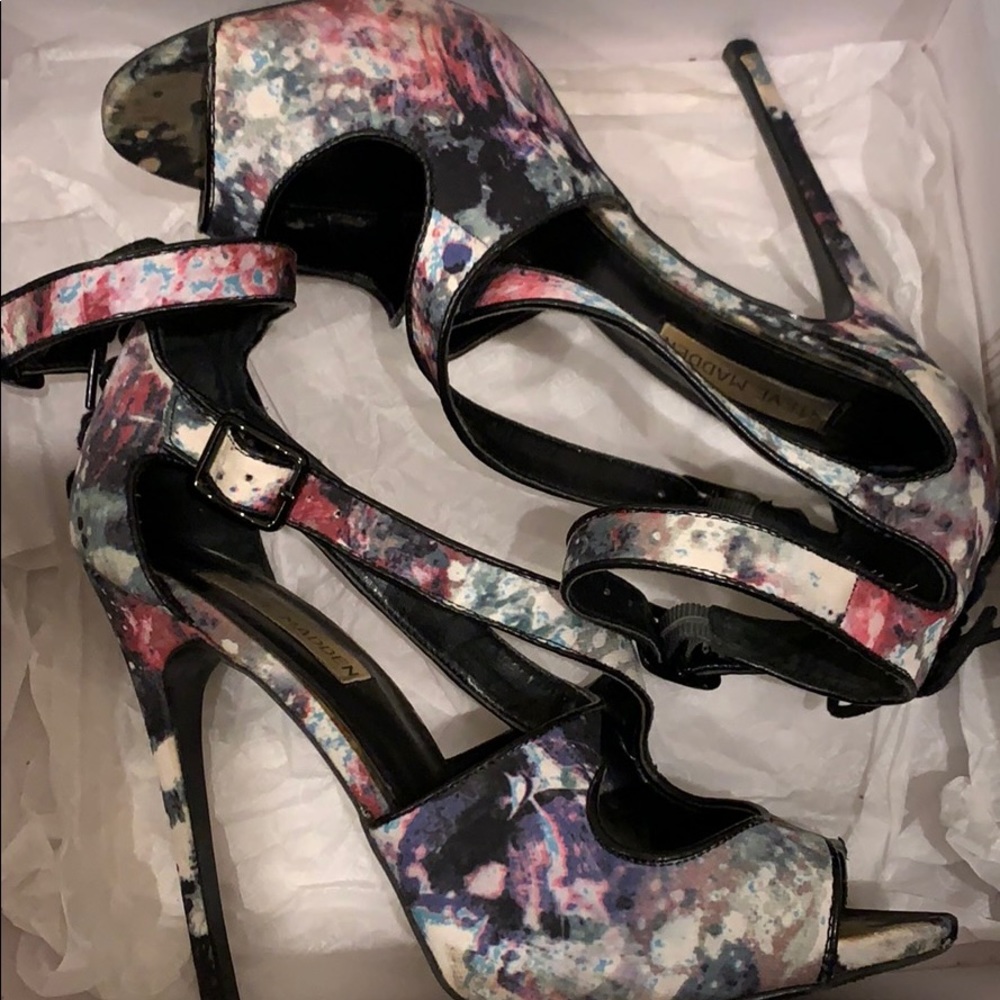 Steve Madden Multicolor Mastero Sandal Heels - Picture 7 of 7